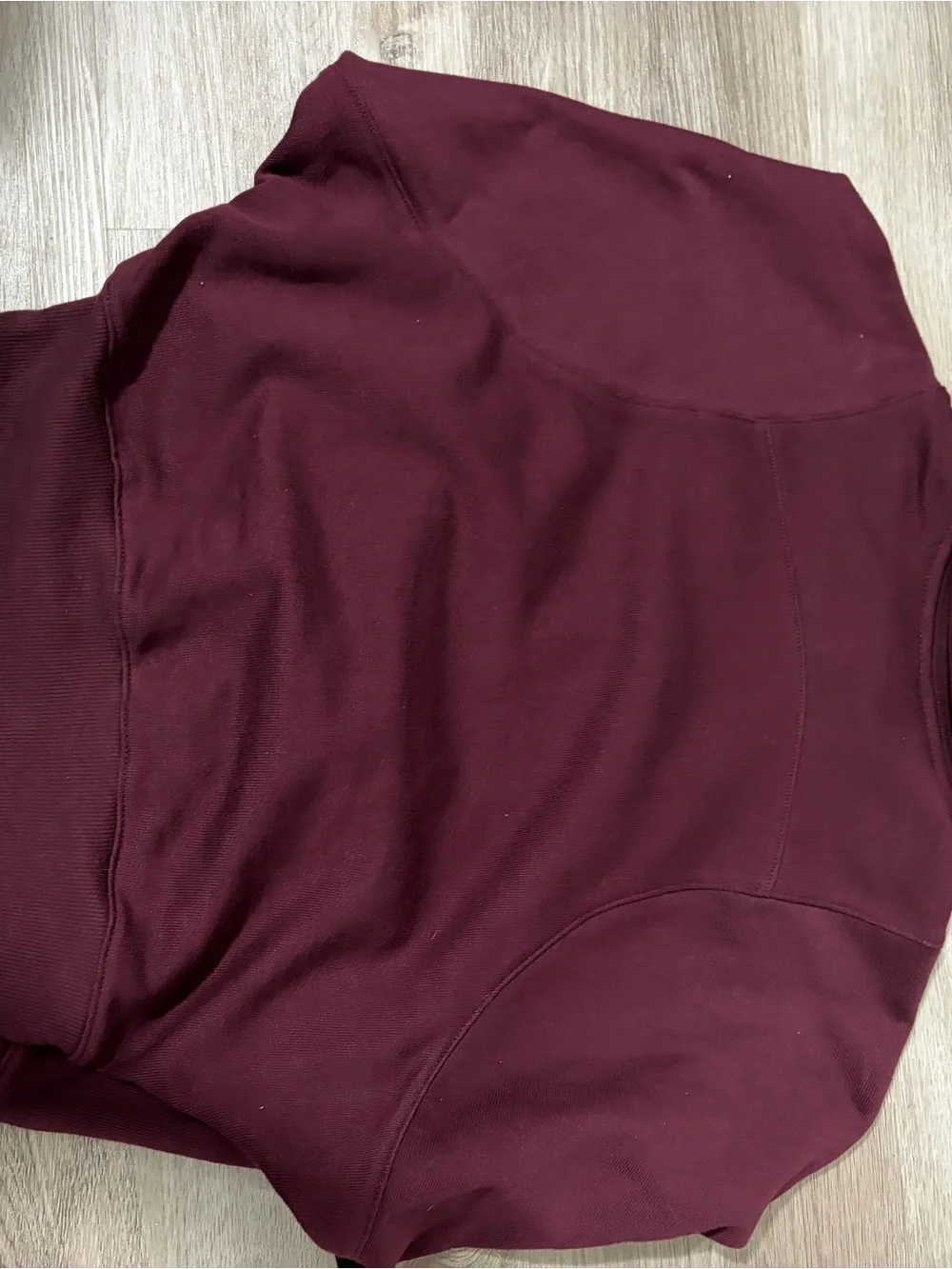 wild fable Burgundy Half-Zip Sweatshirt - Picture 2 of 2